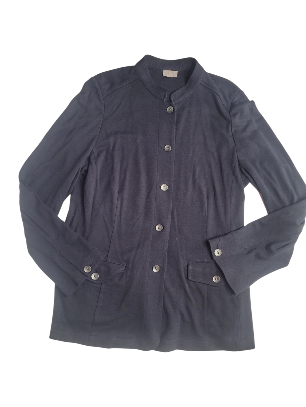 J Jill Lightweight Button Down Cardigan Jacket Knit Large